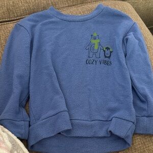 Wonder Nation Cozy Vibes Blue Sweatshirt